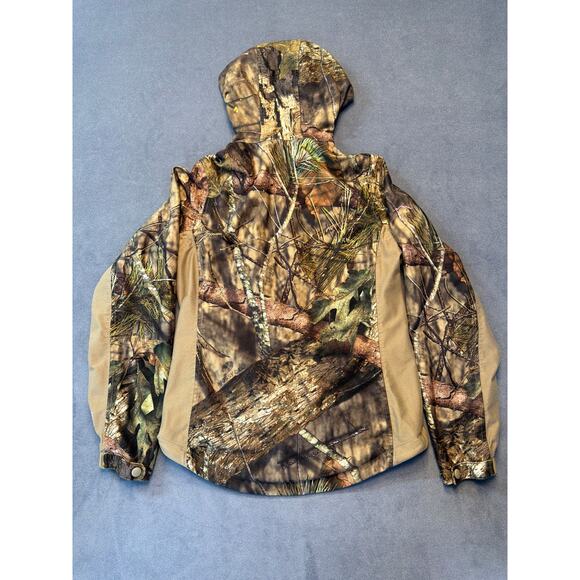 Rustic Ridge Mossy Oak Camo Hooded Jacket Pink Accessories Womans XS - Picture 12 of 12